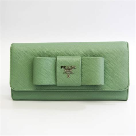 prada lime green wallet|prada saffiano wallet price.